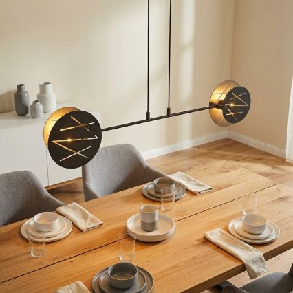 Hängeleuchte XOTIC 2xE27/15W/230V schwarz