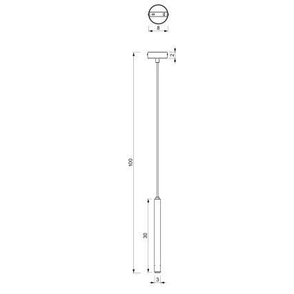 Hängeleuchte YORU 1xG9/8W/230V 30 cm messing