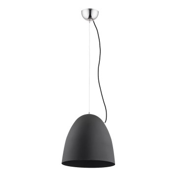 Hängeleuchte ZETES 1xE27/15W/230V schwarz