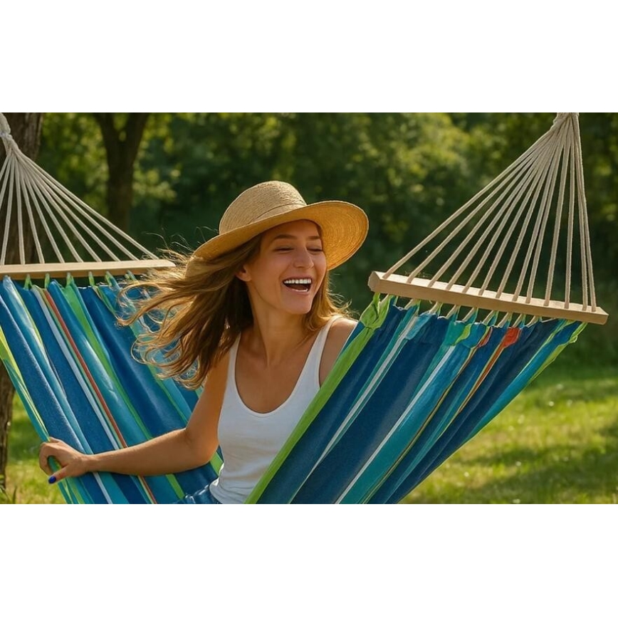 Hängematte 200 x 80 cm blau