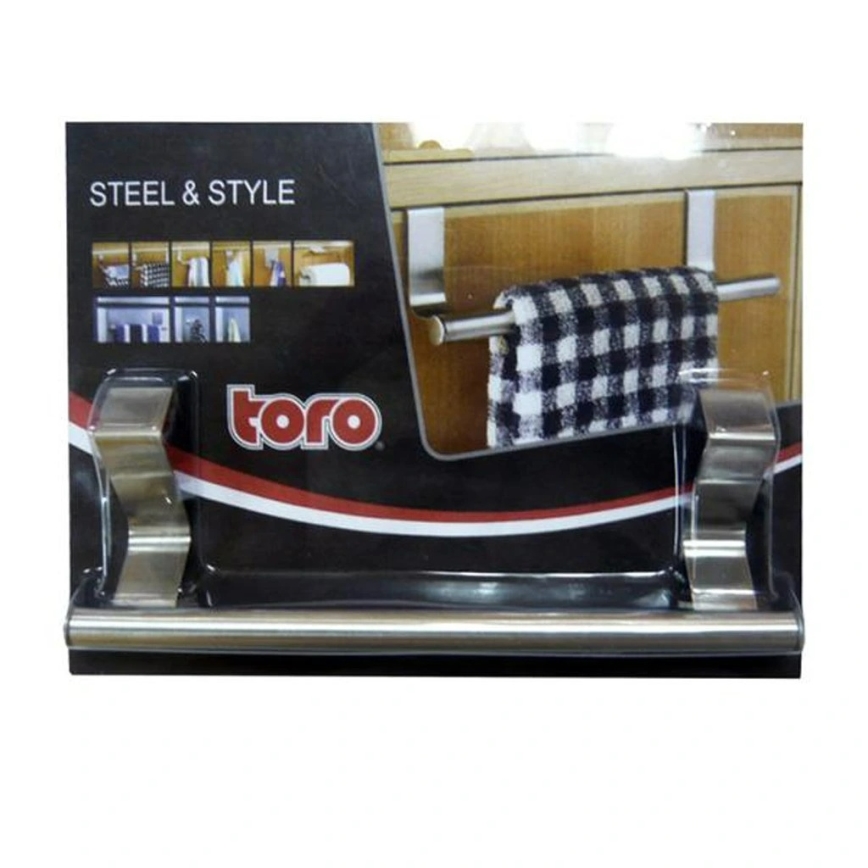 Hängender Halter für Küchentuch 8x23,5 cm aus Edelstahl