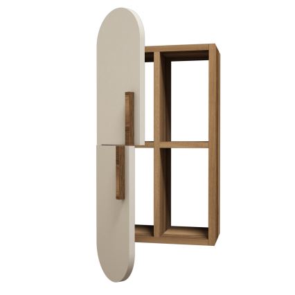 Hängeschrank ROSE 60x35 cm braun/cremefarben