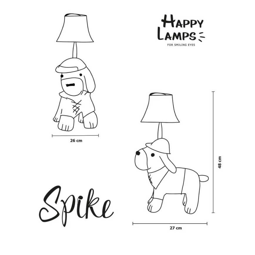 Happy Lamps - LED Kinder-Schreibtischlampe SPIKE LED/5,4W/230V Jagdhund