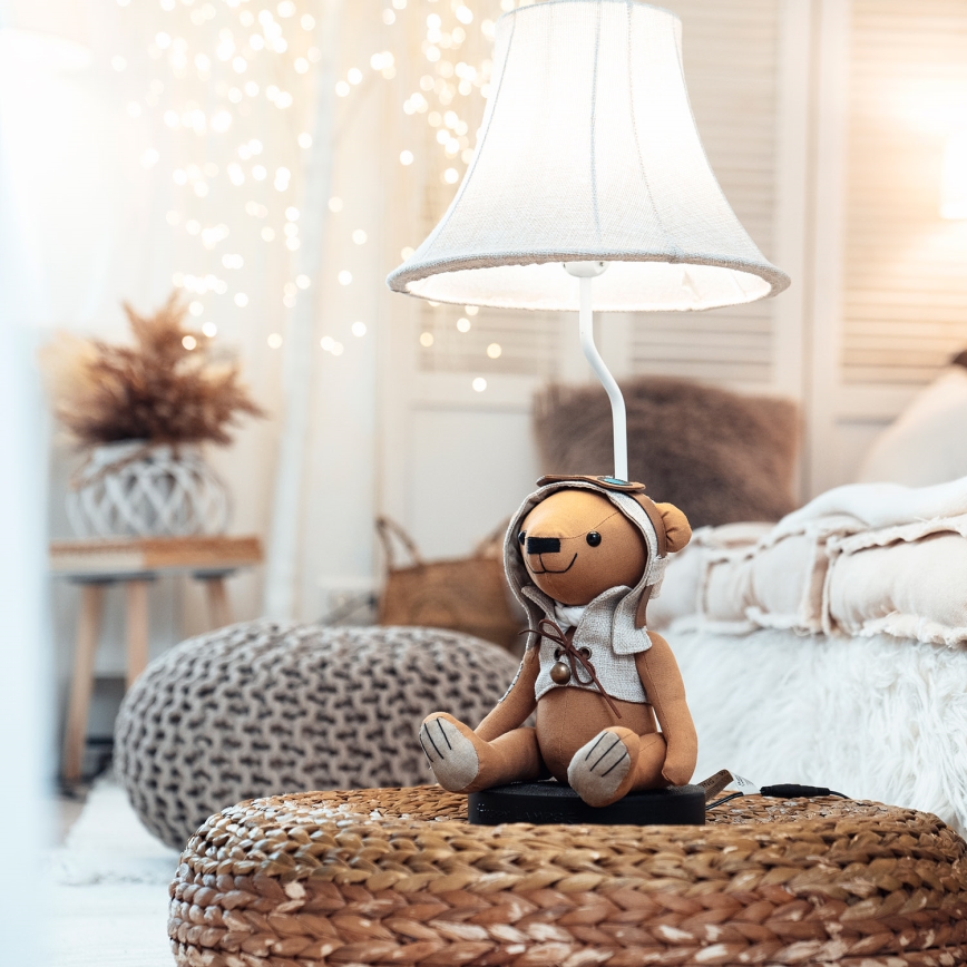 Happy Lamps - LED-Tischleuchte für Kinder CHARLES LED/5,4W/230V Bär