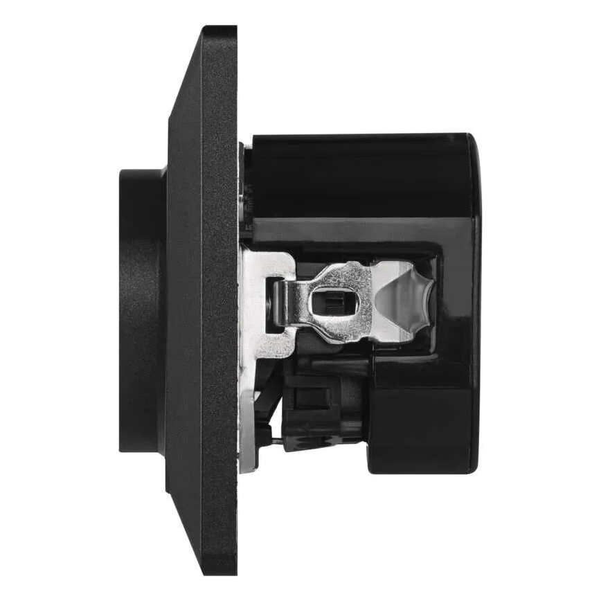 Haushaltssteckdose mit USB 250V/16A anthrazit