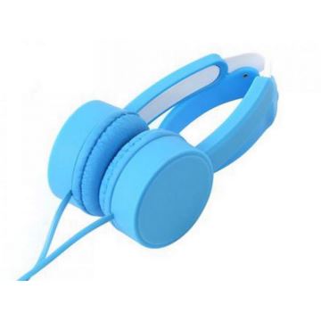 Headset mit Mikrofon JACK 3,5 mm blau