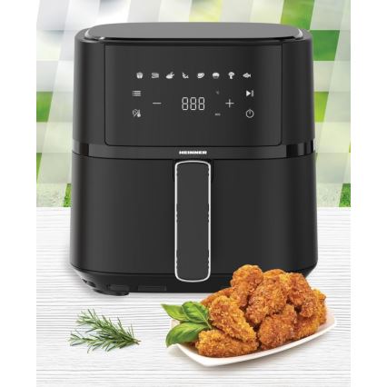 Heinner HAF-B4BK1500 - Heißluftfritteuse 4 l 1500W/230V schwarz