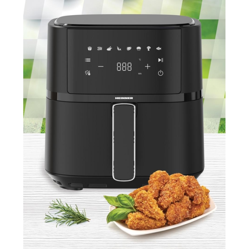 Heinner HAF-B4BK1500 - Heißluftfritteuse 4 l 1500W/230V schwarz