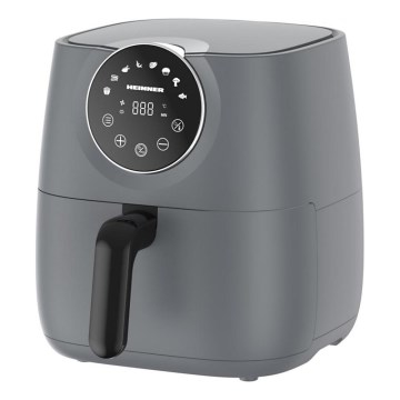 Heinner HAF-B6GREY1700 - Heißluftfritteuse 5,7 l 1700W/230V grau