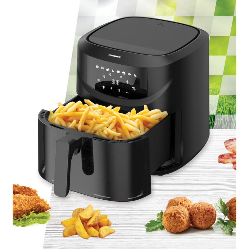 Heinner HAF-B8BK2000 - Heißluftfritteuse 7,6 l 2000W/230V schwarz