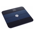 Heinner HBS-BTH180BK - Digitale Personenwaage 2xAAA schwarz/blau