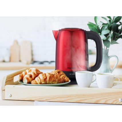 Heinner HEK-2200RDSS - Wasserkocher 1,7 l 2200W/230V rot/schwarz