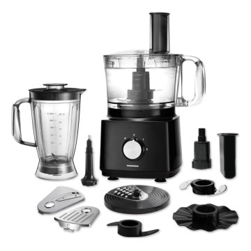Heinner HFP-750BK - Küchenmaschine 750 W/230 V schwarz