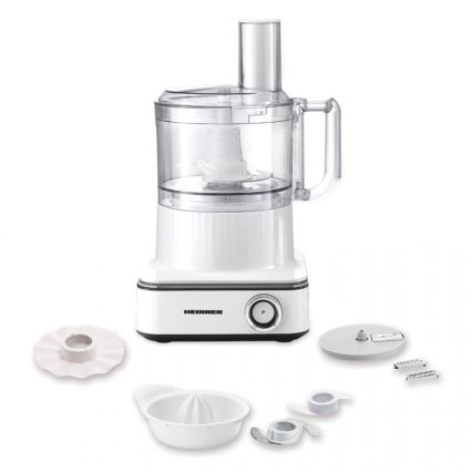 Heinner HFP-K1000WP - Küchenmaschine 1000 W/230 V weiß