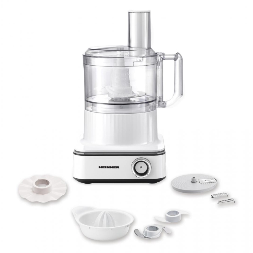 Heinner HFP-K1000WP - Küchenmaschine 1000 W/230 V weiß