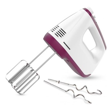 Heinner HM-400BG - Handmixer 400W/230V weiß/lila