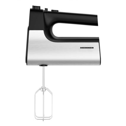 Heinner HM-500BKSS - Handmixer 500W/230V matt-chrom/schwarz
