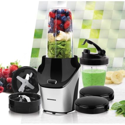 Heinner HSB-T1000SS - Smoothie-Nutri-Mixer 1000W/230V mattchrom/schwarz