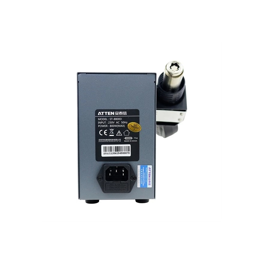 Heißluft-Lötstation mit LCD-Anzeige 800 W/230 V