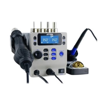Heißluft- und Lötstation mit LCD-Display 800W/230V