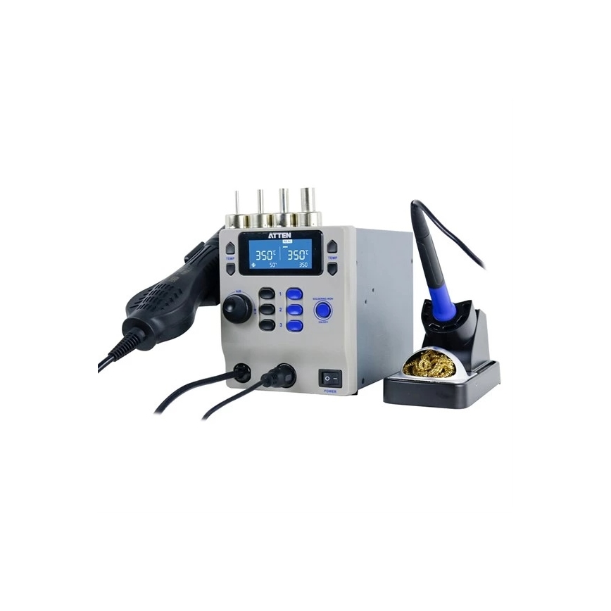 Heißluft- und Lötstation mit LCD-Display 800W/230V