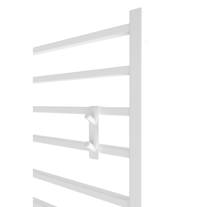 Heizkörperhaken INOX, Edelstahl/Weiß
