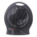 Heizlüfter 1000/2000 W, 230 V, schwarz