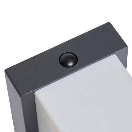 Hesperide - LED-Solar-Wandleuchte mit Bewegungsmelder MULTY LED / 3,7 V, 2600 mAh, IP65, Anthrazit