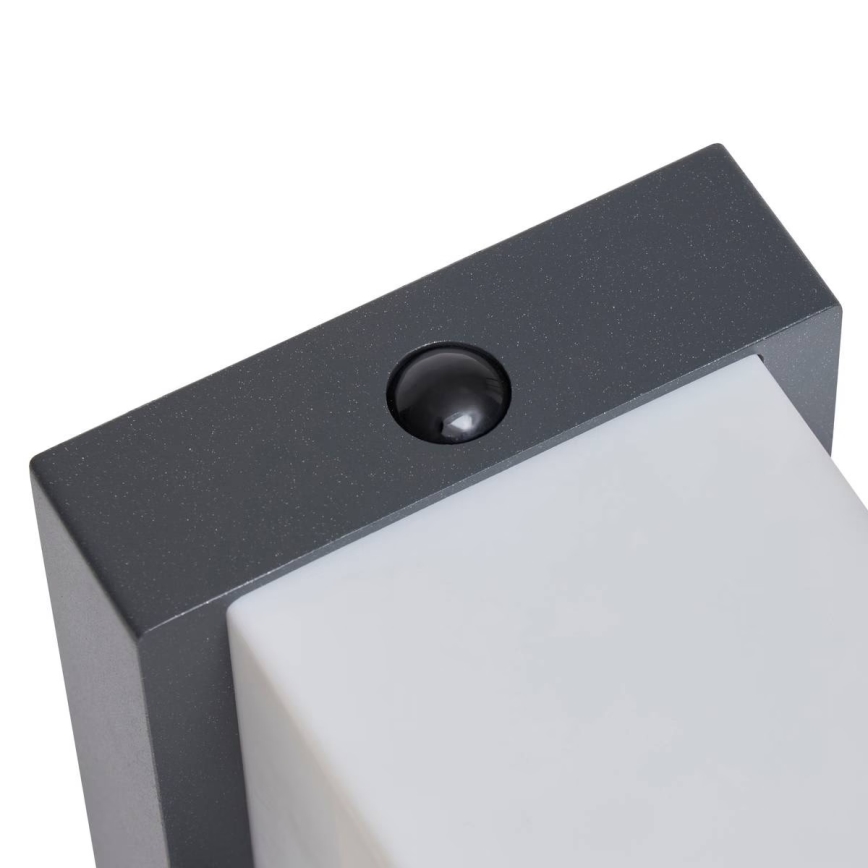 Hesperide - LED-Solar-Wandleuchte mit Bewegungsmelder MULTY LED / 3,7 V, 2600 mAh, IP65, Anthrazit