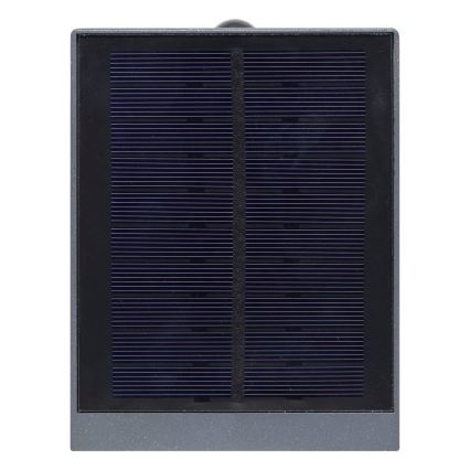 Hesperide - LED-Solar-Wandleuchte mit Bewegungsmelder MULTY LED / 3,7 V, 2600 mAh, IP65, Anthrazit