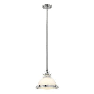 Hinkley - Deckenleuchte an Stange AMELIA 1xE27/60W/230V glänzendes Chrom