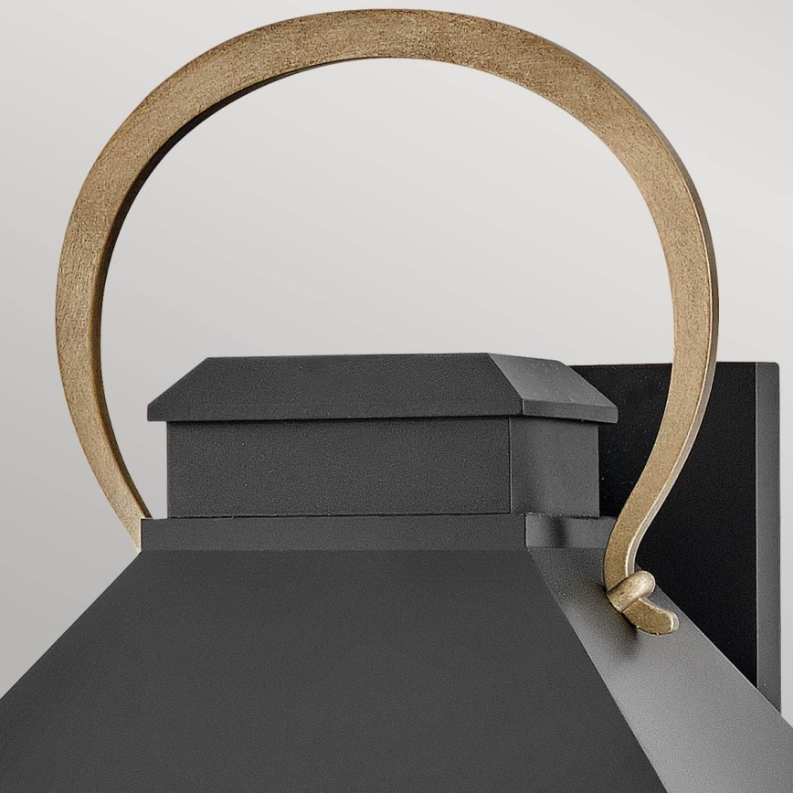 Hinkley - Außenwandleuchte DAWSON L 2xE14/40W/230V IP44 schwarz