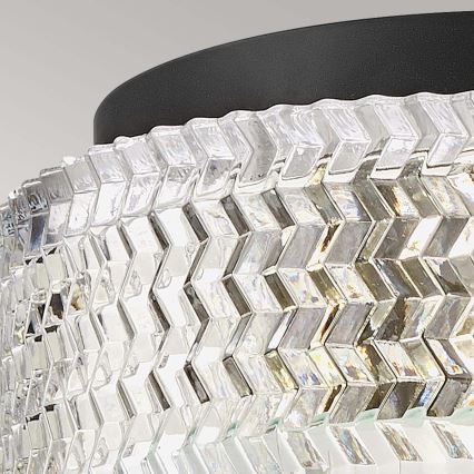 Hinkley - Deckenleuchte ELLE 2xE27/60W/230V d 30,5 cm schwarz