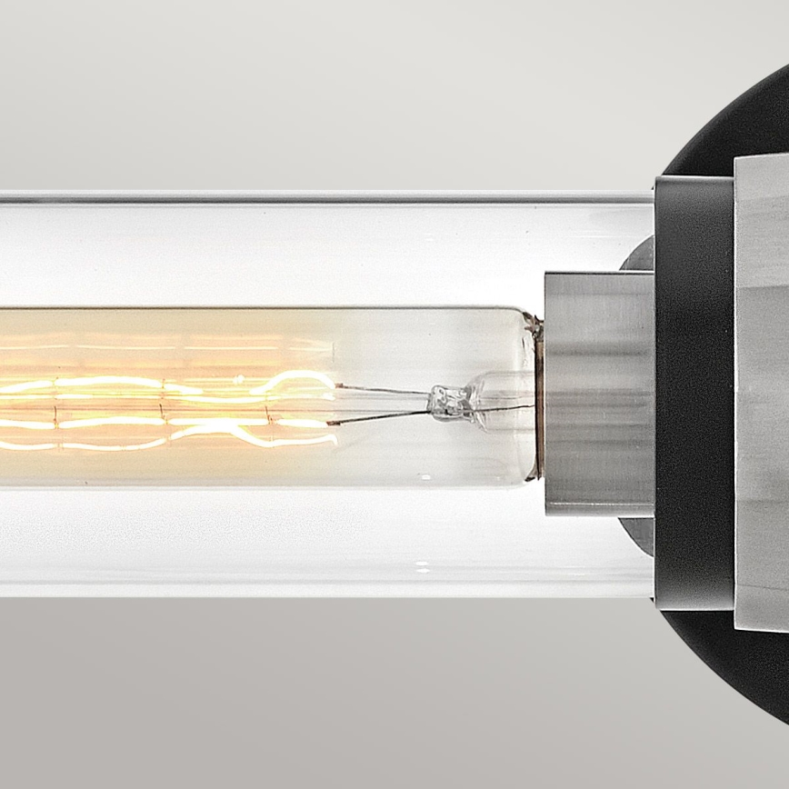 Hinkley - Bad-Wandleuchte ELLISON 2xE27/40W/230V IP44 schwarz