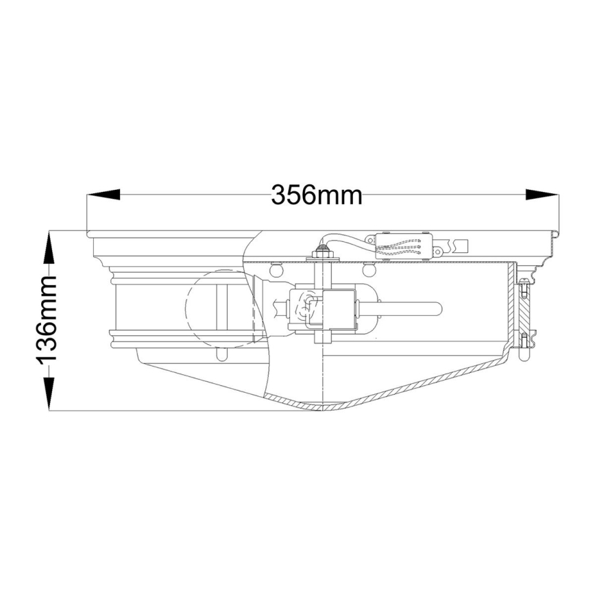 Hinkley - Deckenleuchte HADLEY 3xE27/40W/230V glänzendes Chrom