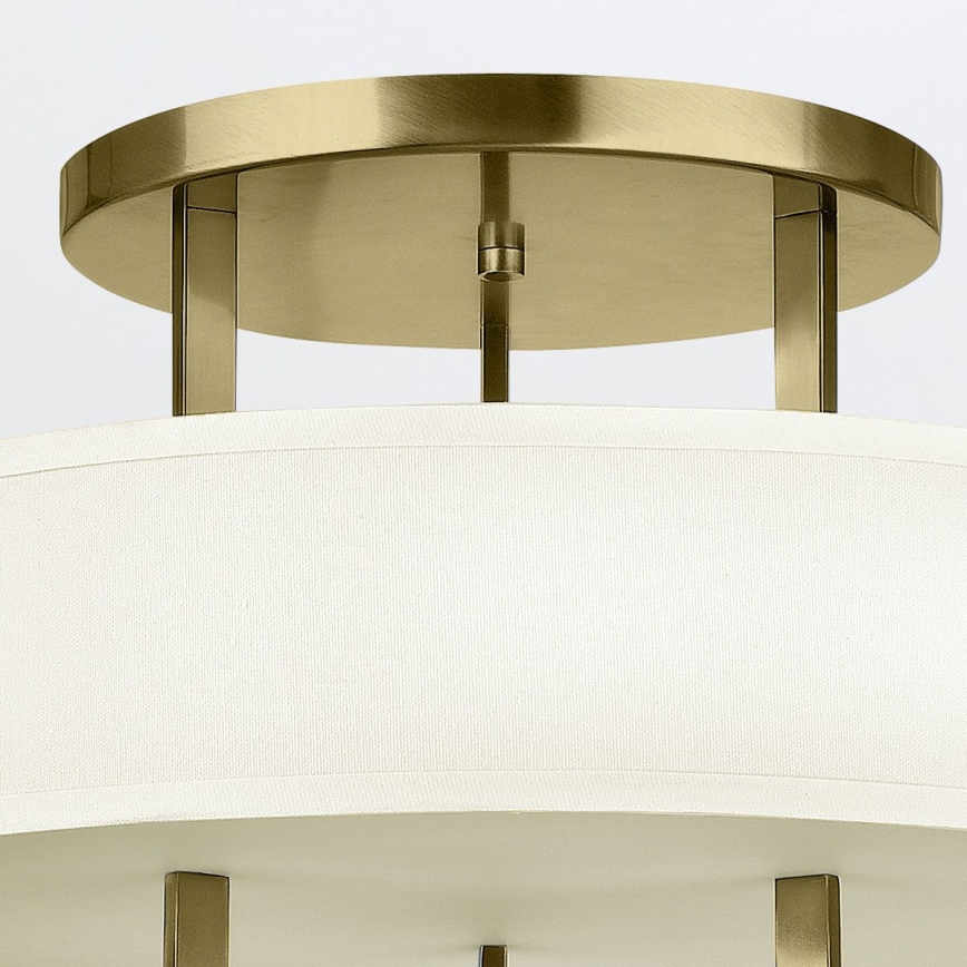 Hinkley - Deckenleuchte HAMPTON 3xE27/60W/230V Ø 50,8 cm goldfarben