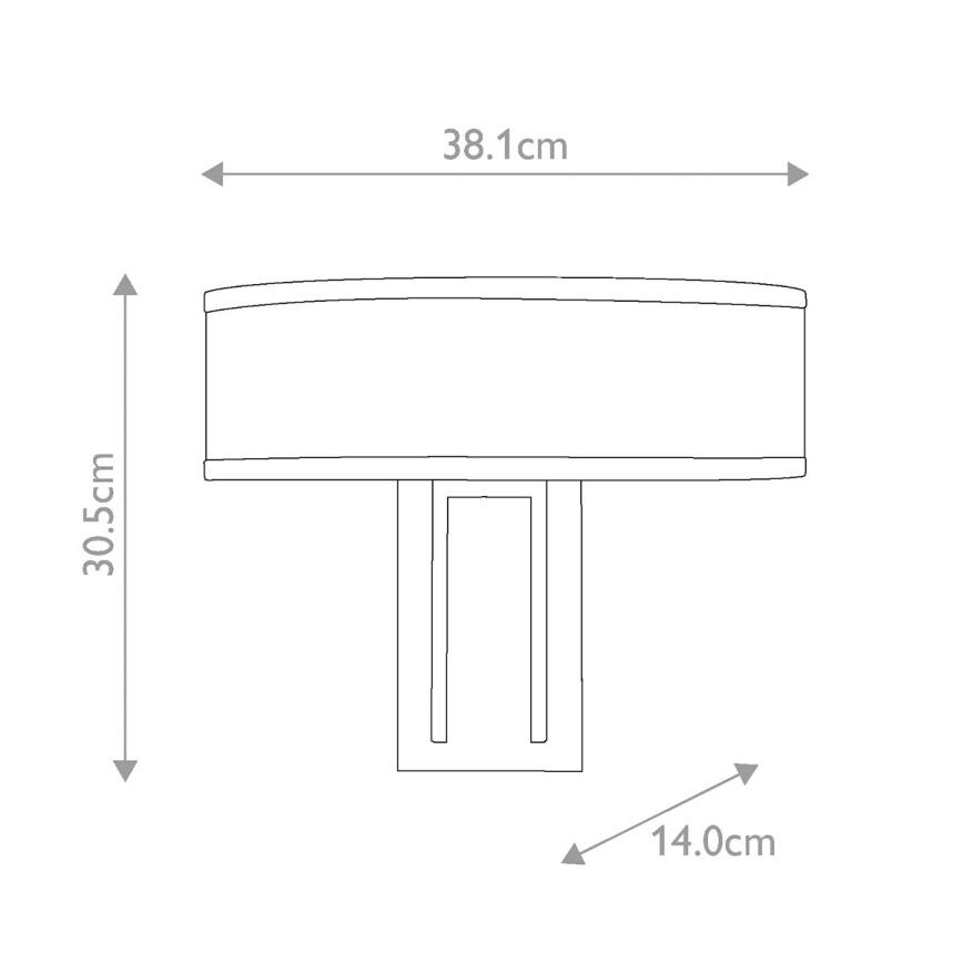 Hinkley - Wandleuchte HAMPTON 2xE14/40W/230V goldfarben