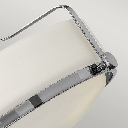 Hinkley - Aufgesetzte Deckenleuchte HARPER 3xE27/60W/230V Ø 36,6 cm glänzender Chrom