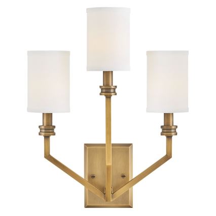 Hinkley - Wandleuchte MOORE 3xE14/40W/230V goldfarben