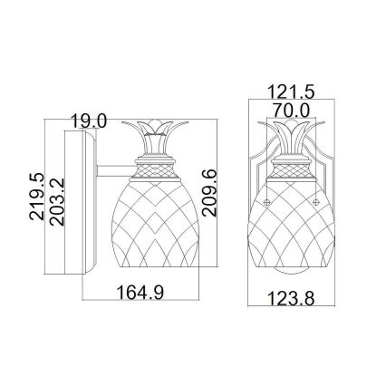 Hinkley - LED-Wandleuchte für Badezimmer PLANTATION 1xG9/3W/230V IP44 matt Chrom