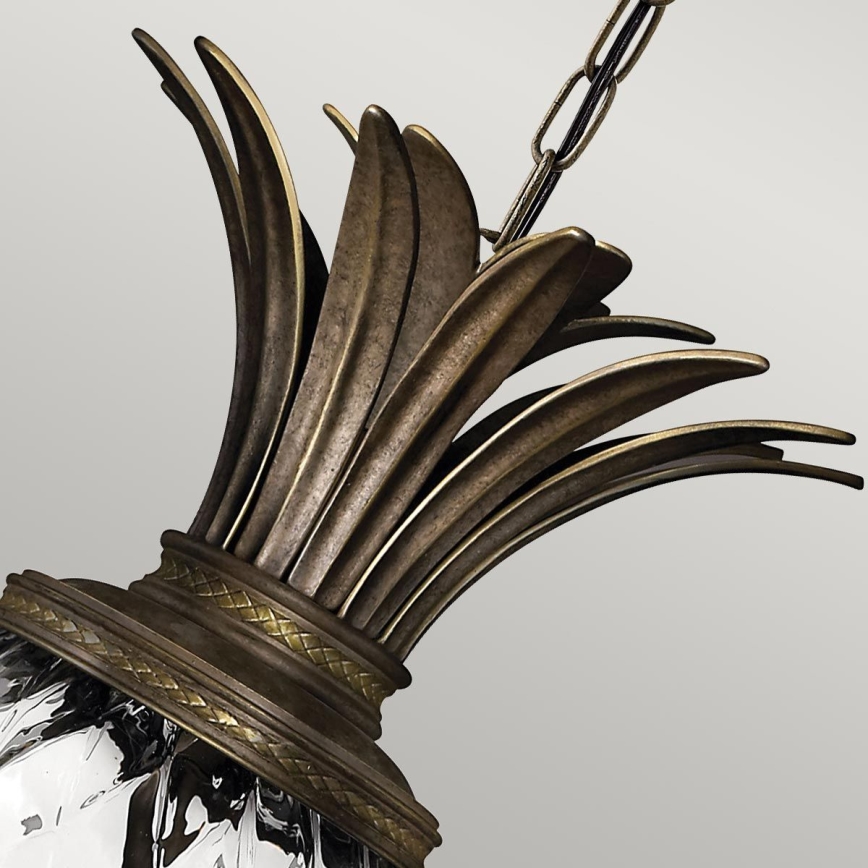 Hinkley - Hängeleuchte an Kette PLANTATION 4xE14/40W/230V bronzen