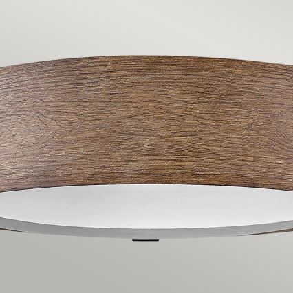 Hinkley - Deckenleuchte SAWYER 3xE14/40W/230V d 38 cm Rotholz/braun