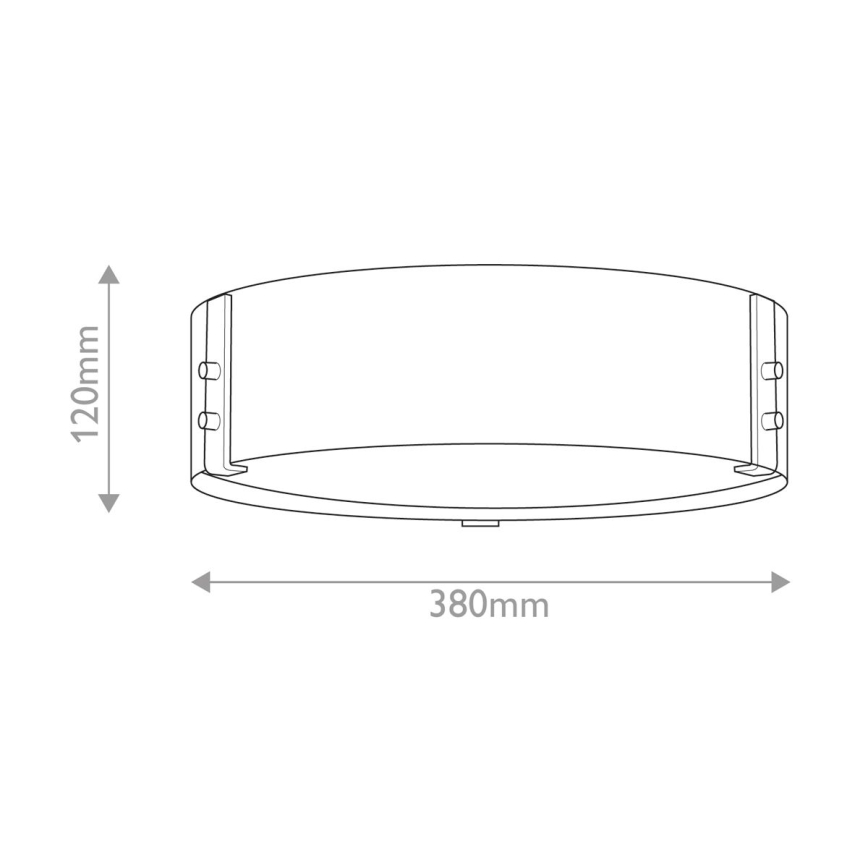 Hinkley - Deckenleuchte SAWYER 3xE14/40W/230V d 38 cm Rotholz/braun