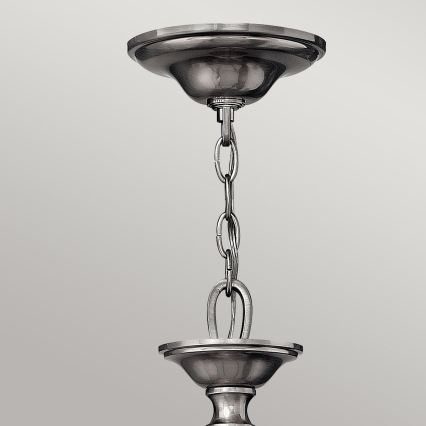 Hinkley - Kronleuchter mit Kette SUSSEX 5xE14/40W/230V mattchrom