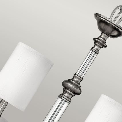 Hinkley - Kronleuchter an Kette SUSSEX 9xE14/40W/230V mattchrom