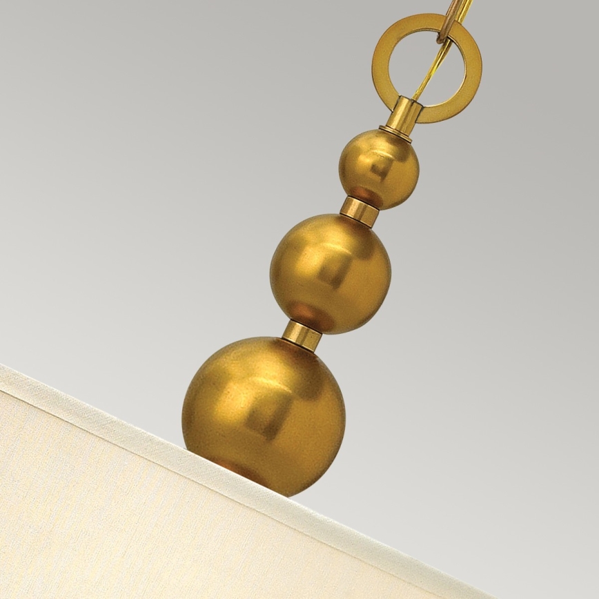 Hinkley - Ketten-Kronleuchter ZELDA 3xE27/60W/230V messing