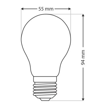 Hochleistungs-Glühlampe E27/100W/230V 2700K