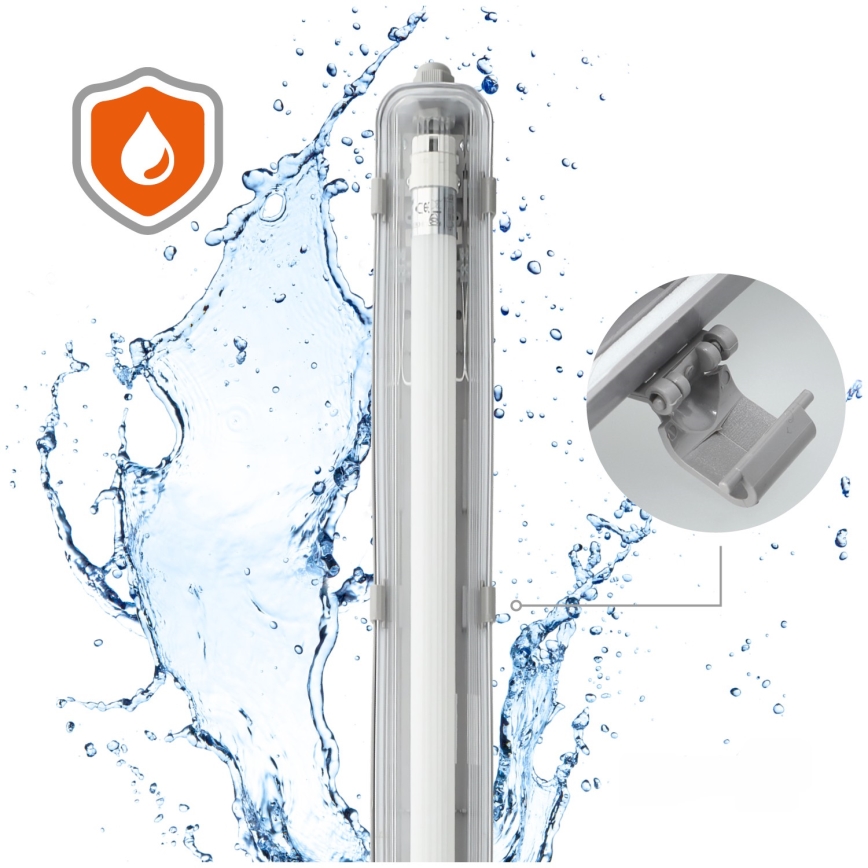 Hochleistungs-LED-Leuchtstofflampe T8 1xG13/18W/230V 4000K IP65 128 cm