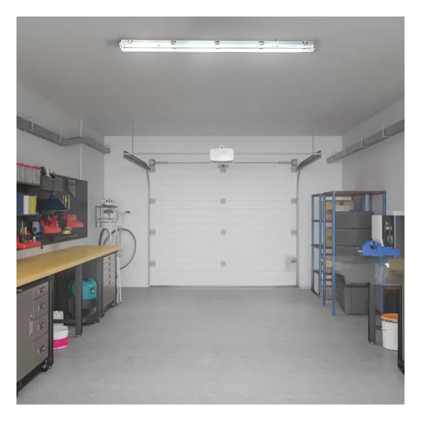 Hochleistungs-Leuchtstofflampe T8 2xG13/18W/230V IP65 126 cm