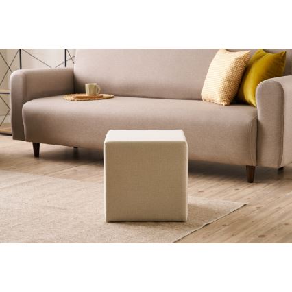 Hocker CUBI 40x40 cm beige